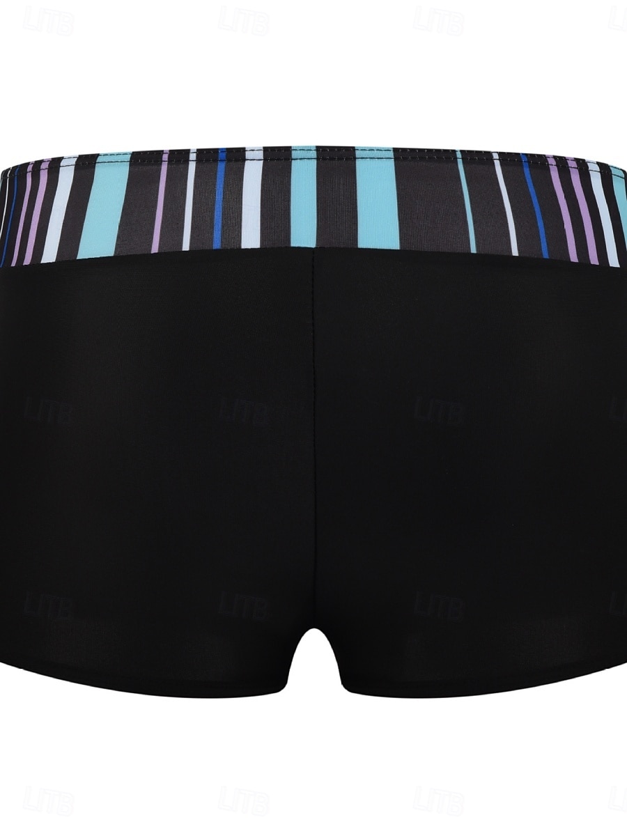 Dam Badkläder Tankini 2 st Pojkeben Baddräkt Öppen rygg Hög midja Semester Standkläder Rand V-hals Ärmlös Baddräkter 2025 - $25.99 –P11