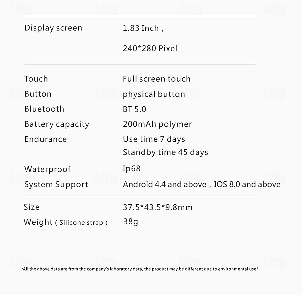 2025年 iMosi Q260 スマートウォッチ 1.83 インチ スマート·ウォッチ ブルートゥース 温度監視 歩数計 着信通知 と互換性があります Android iOS 男性 メディアコントロール メッセージ受信通知 カメラコントロール IP 67 37.5mmウォッチケース  コレクション – $35.99 –P17