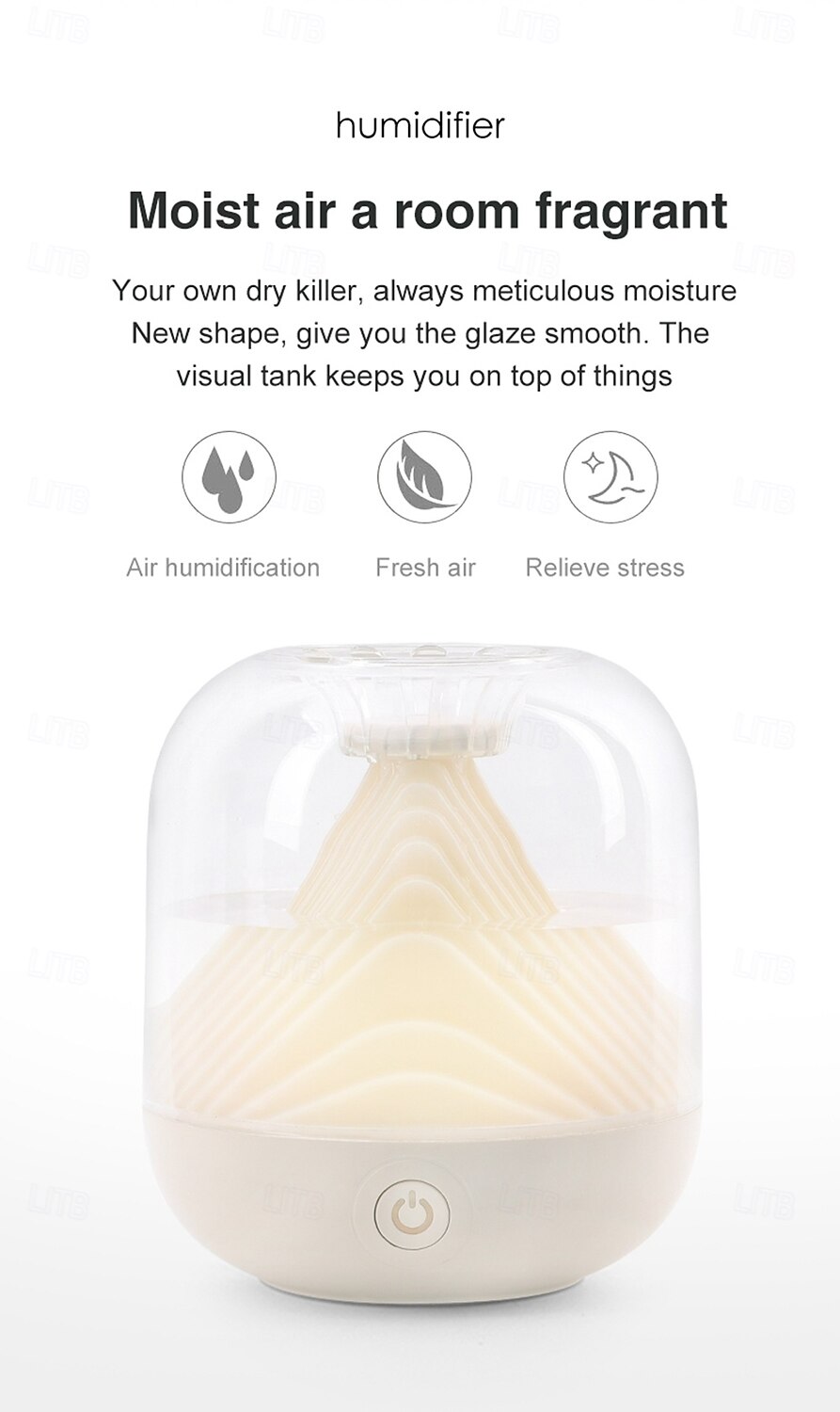 700ML Humidifier Desktop USB Aromatherapy Humidifier LED Night Light Air Diffuser Mist, Bedroom Air Purifier 2025 - $36.99 –P2