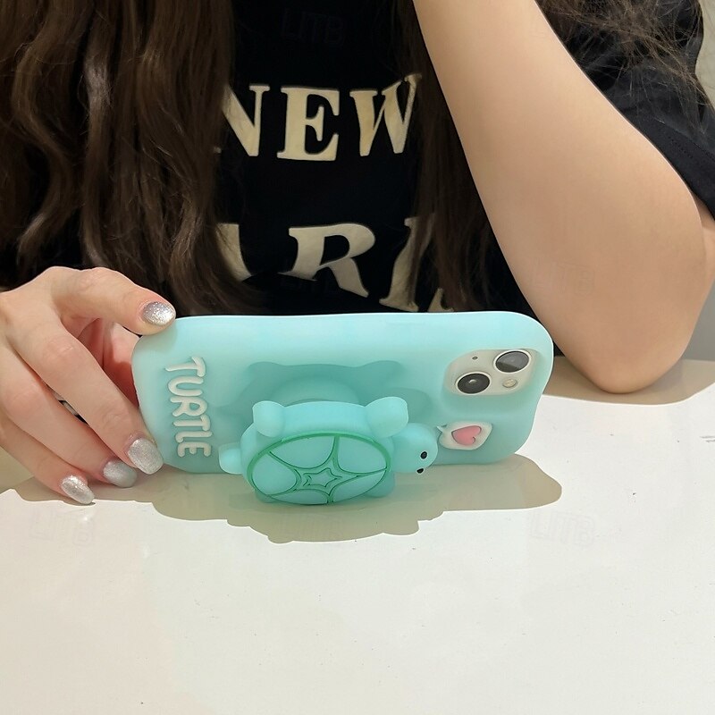 Phone Case For iPhone 16 15 14 Pro Max iPhone 13 12 11 Pro Max Back Cover with Stand Holder Shockproof Retro Silicone 2025 - €10.99 –P3