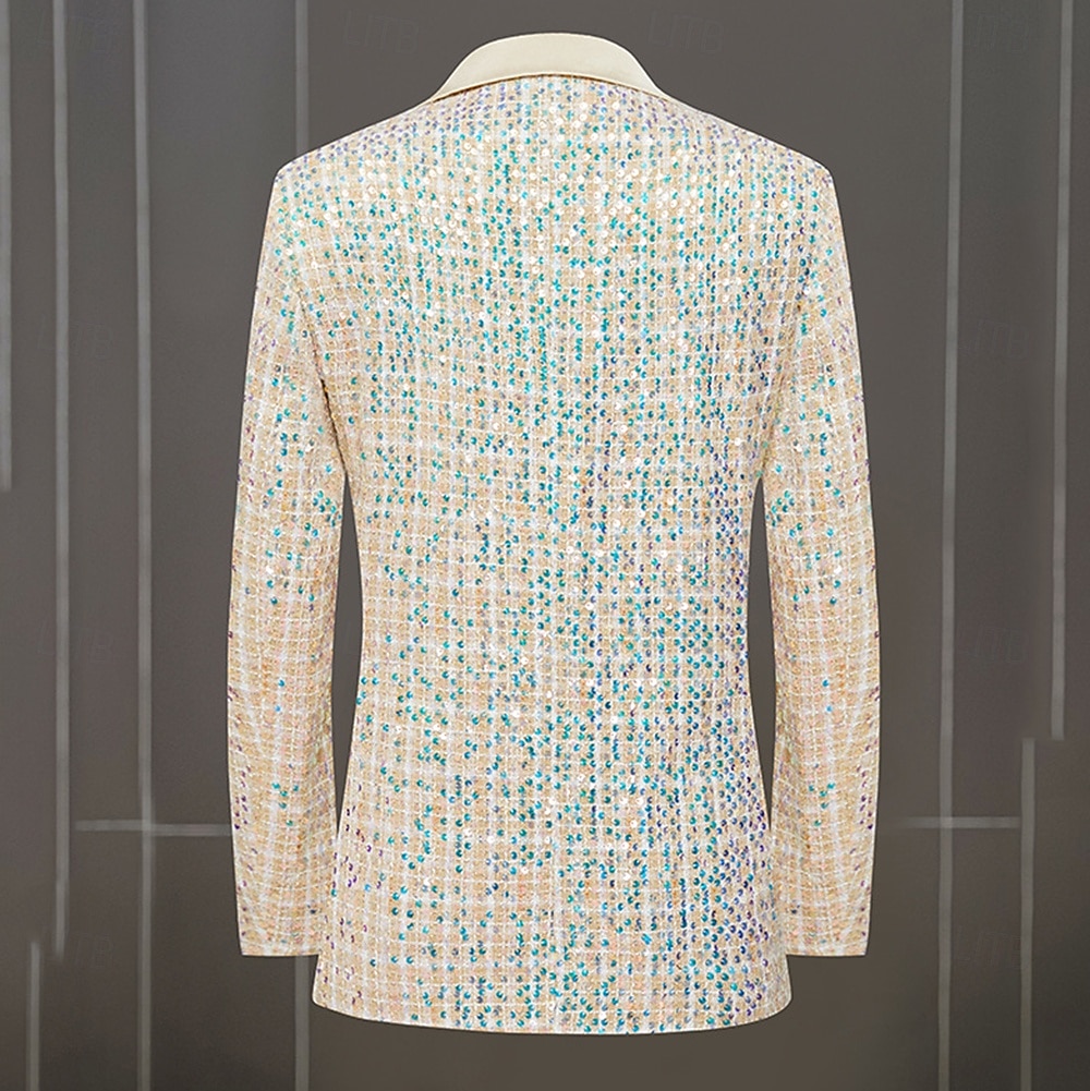 Disco 1980s Pants Outfits Suits & Blazers Disco Sequins Men's Masquerade Performance Party Club Adults' Coat Pants All Seasons 2025 - $100.99 –P3
