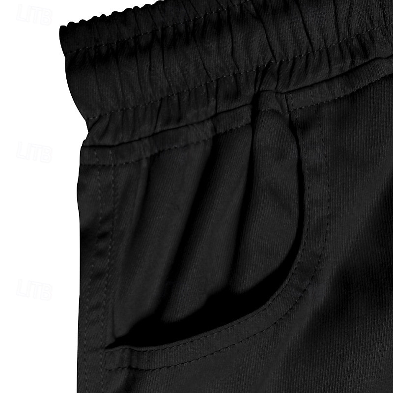Men's Joggers Trousers Cargo Sweatpants Pocket Drawstring Elastic Waist Plain Comfort Sports Outdoor Daily Fashion Casual ArmyGreen Black Micro-elastic 2026 - $26.99 –P9