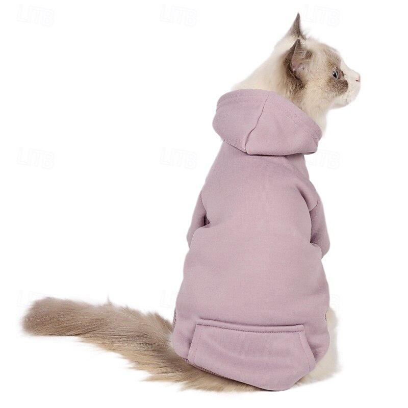 Hund Huvtröjor Mode Vinter Varm Mode Bekväm Utomhus Vardag Inomhus Hundkläder for Small Medium 2025 - $10.99 –P7