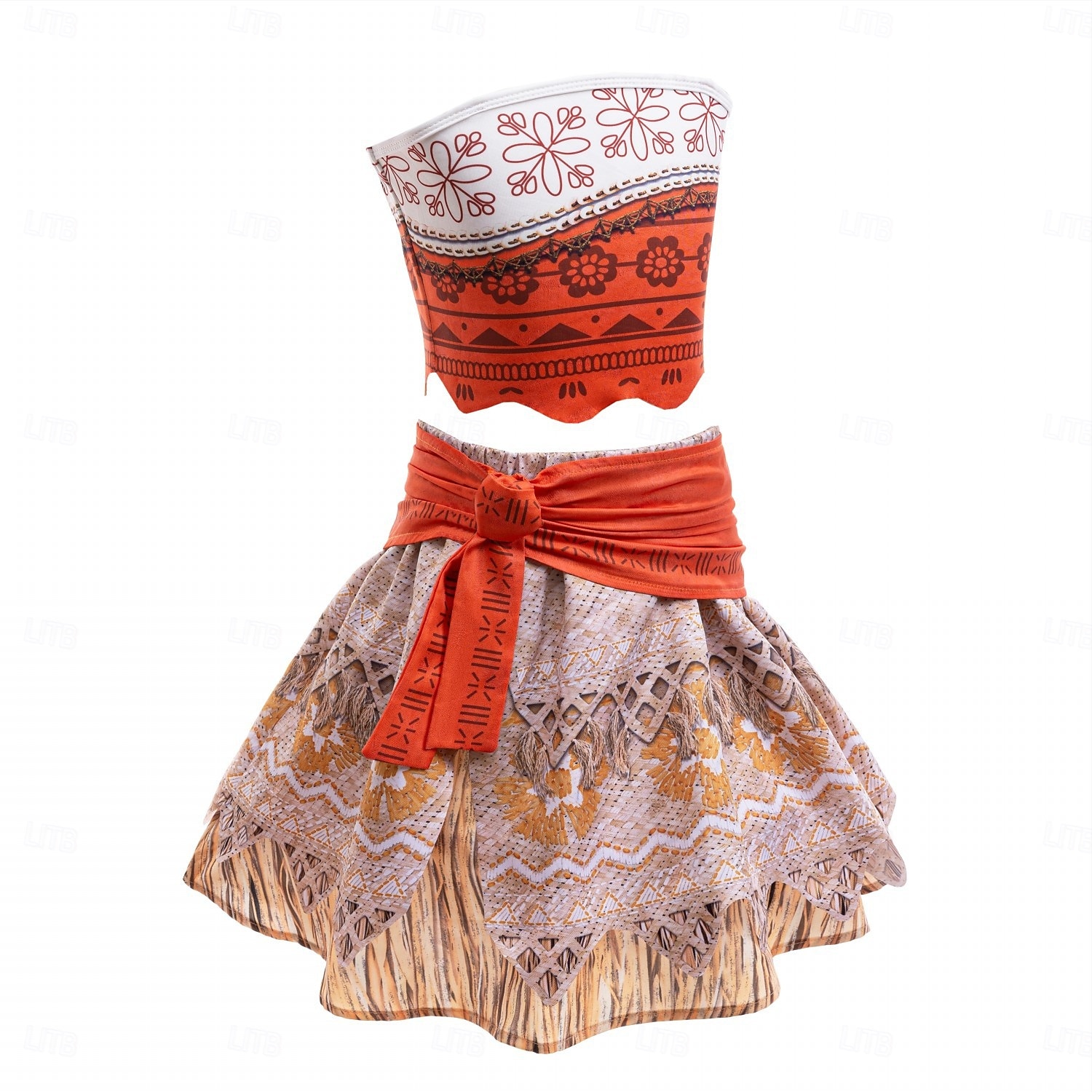 Princesa Moana Falda Parte superior del tubo Disfraces con temática de películas y televisión for Chica Niños Carnaval Día del Niño Playa Fiesta Cumpleaños 2026 - $33.99 –P3