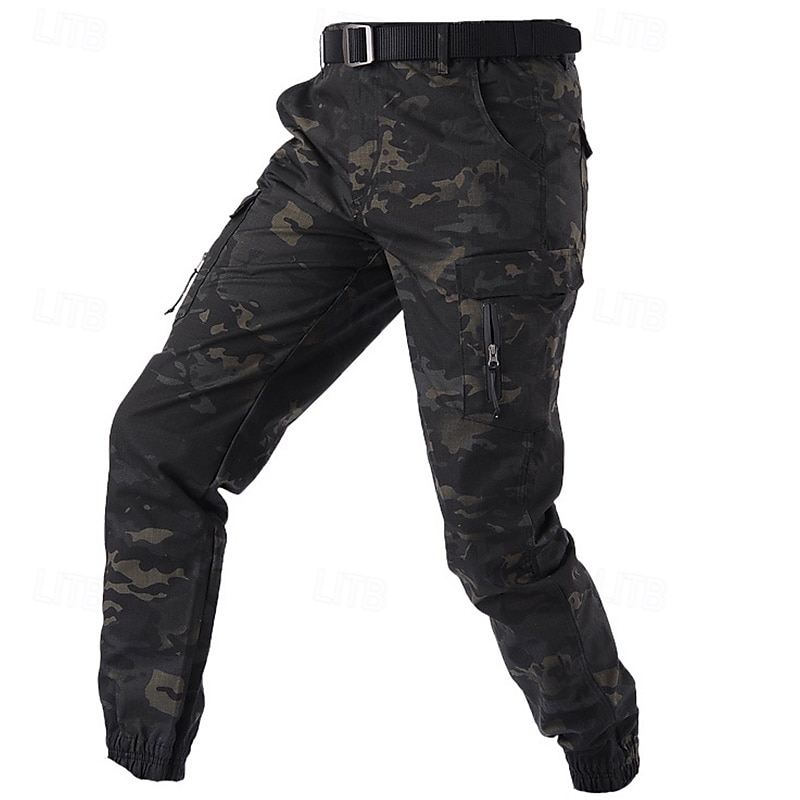 Herren Cargohose Cargohosen Cargohose Jogginghose Jogger Hose Hosen Wanderhose Elastische Taille Multi Pocket Glatt Windundurchlässig tragbar In voller Länge Outdoor Täglich Campen und Wandern Sport 2025 - $30.99 –P1