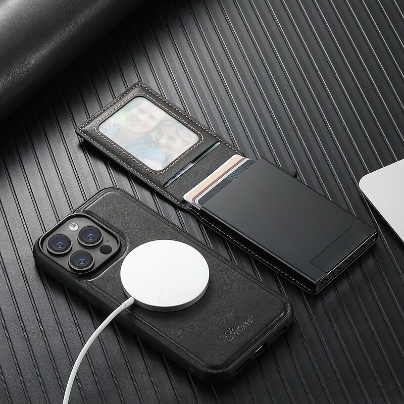2025年 電話 ケース 用途 iPhone 16 Pro Max プラス iPhone 15 プロマックスプラス iPhone 14 13 12 Pro Max Plus iPhone 13 12 Pro Max バックカバー スタンド付き 磁石バックル ワイヤレス充電をサポート レトロ風 TPU PC  コレクション – $30.99 –P1