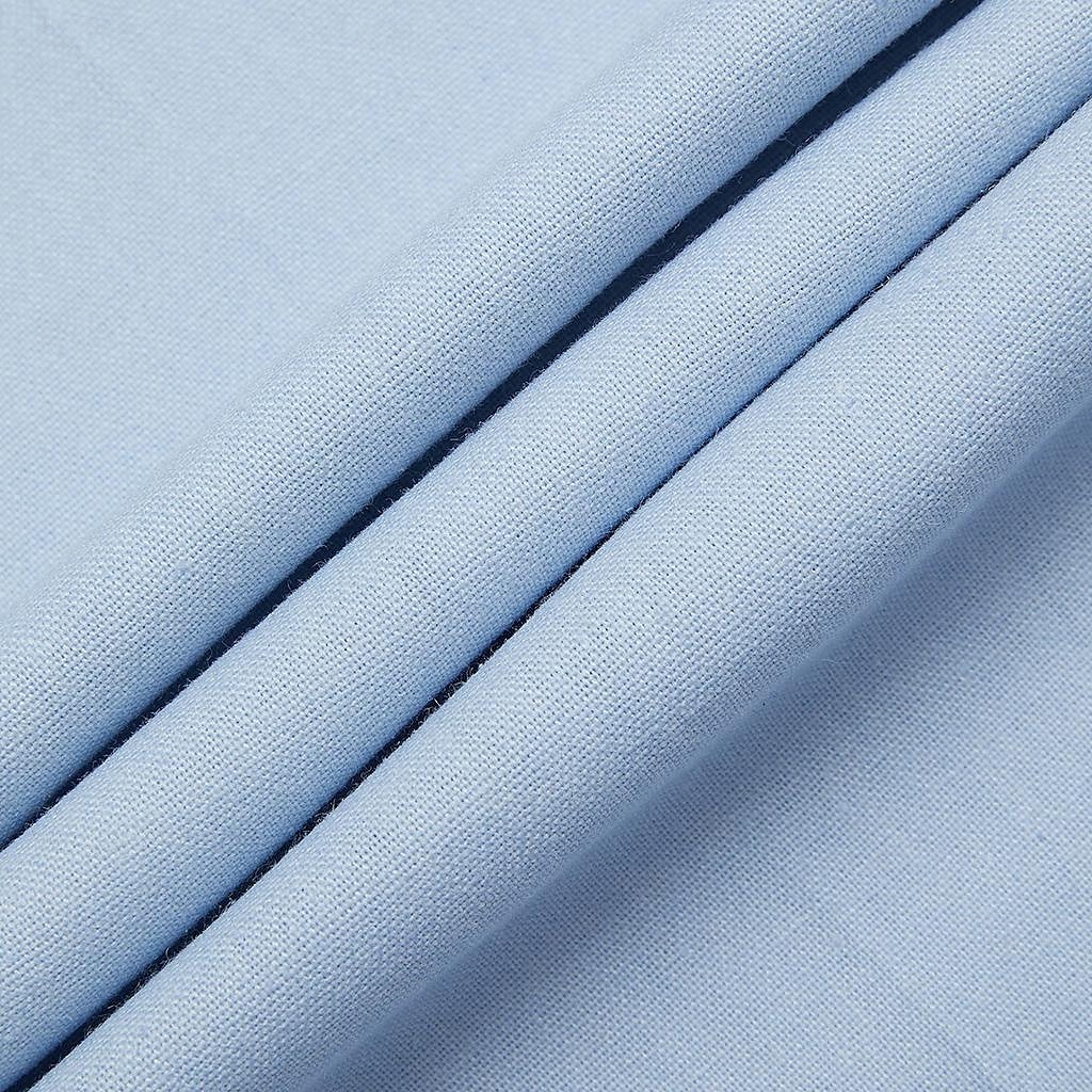 Men's Wedding Linen Suits Sky Blue Light Grey Groomsmen Suits Summer Solid Colored Tailored Fit 2 Piece 2025 - $73.99 –P3