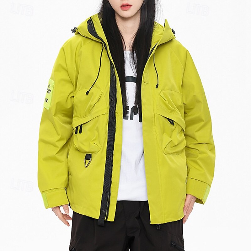 Men's Women's Softshell Jacket Hiking Jacket Outdoor Windproof Water Resistant Lightweight Jacket Windbreaker Jacket Traveling Black Army Green Camouflage Green Beige 2025 - $56.99 –P6