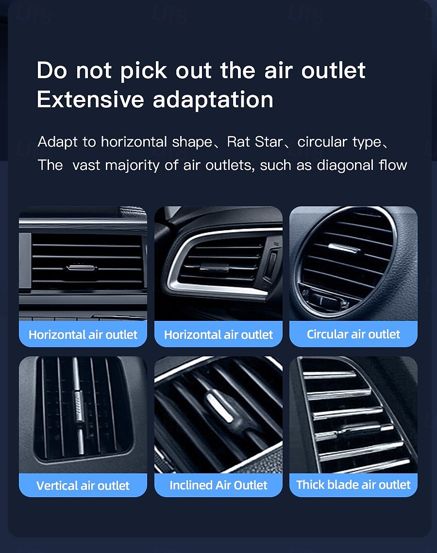 Car Vent Phone Mount Rotatable Magnetic Phone Holder for Car Compatible with All Mobile Phone Phone Accessory 2025 - $27.99 –P6
