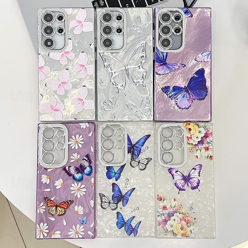 telefon Maska Pentru Samsung Galaxy S24 Ultra S24 Plus S24 S24 FE S23 Ultra A55 A35 A25 A15 5G S25 Ultra Capac Spate Anti Șoc Retro TPU PC 2025 - $13.99 –P1