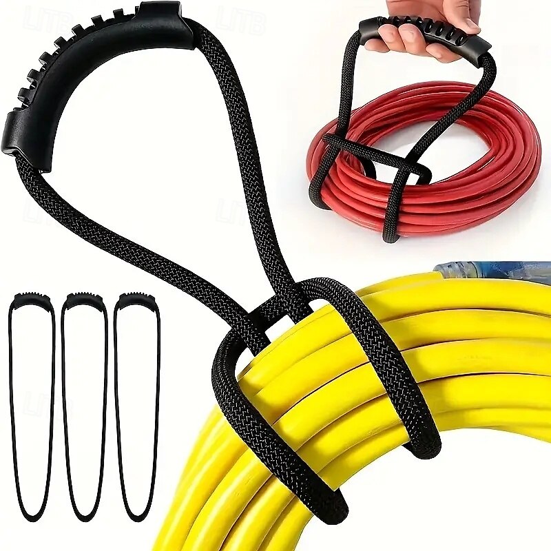 Cinghia di stoccaggio resistente da 24 pollici con maniglia - organizer durevole, regolabile e versatile per prolunghe, tubi flessibili e altro - perfetto per casa, garage, barca, camper e uso esterno del 2025 a $5.49 –P1