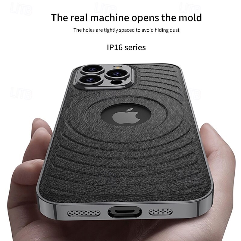 Phone Case For iPhone 16 Pro Max Plus Back Cover Magnetic Support Wireless Charging Shockproof Retro TPU PU Leather 2025 - $22.99 –P3
