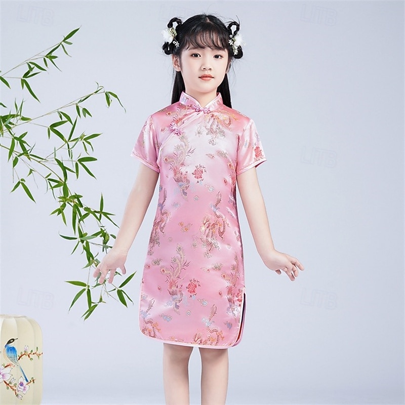 pink chinoiserie dress Toile de Jouy Pink Chinoiserie Tea House Pagoda Sleeveless Dress Prom gown sexy short dresses daring