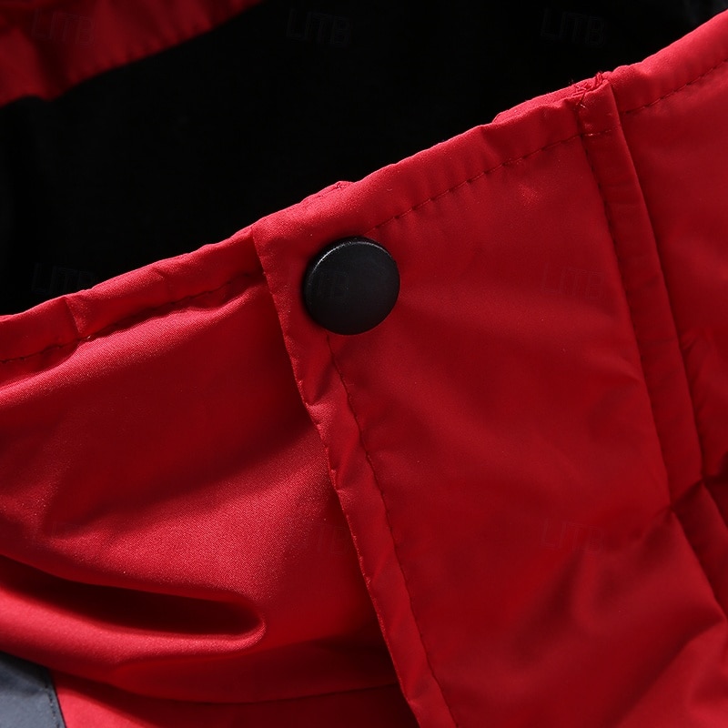 Ανδρικά Χειμωνιάτικα μπουφάν Μπουφάν fleece Αδιάβροχο Jachetă de Drumeție ΕΞΩΤΕΡΙΚΟΥ ΧΩΡΟΥ Καθημερινά Ρούχα Ζεστό Τσέπη Φθινόπωρο Χειμώνας Συνδυασμός Χρωμάτων Μοντέρνα Κομψό στυλ street Με Κουκούλα 2026 - $61.99 –P4