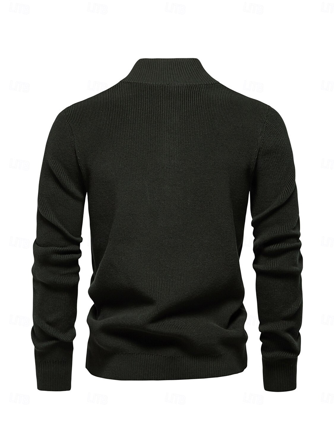 Herren Pullover Dunkelgrün Kaki Langarm Shirt Golfkleidung, Kleidung, Outfits, Kleidung 2025 - $79.99 –P4