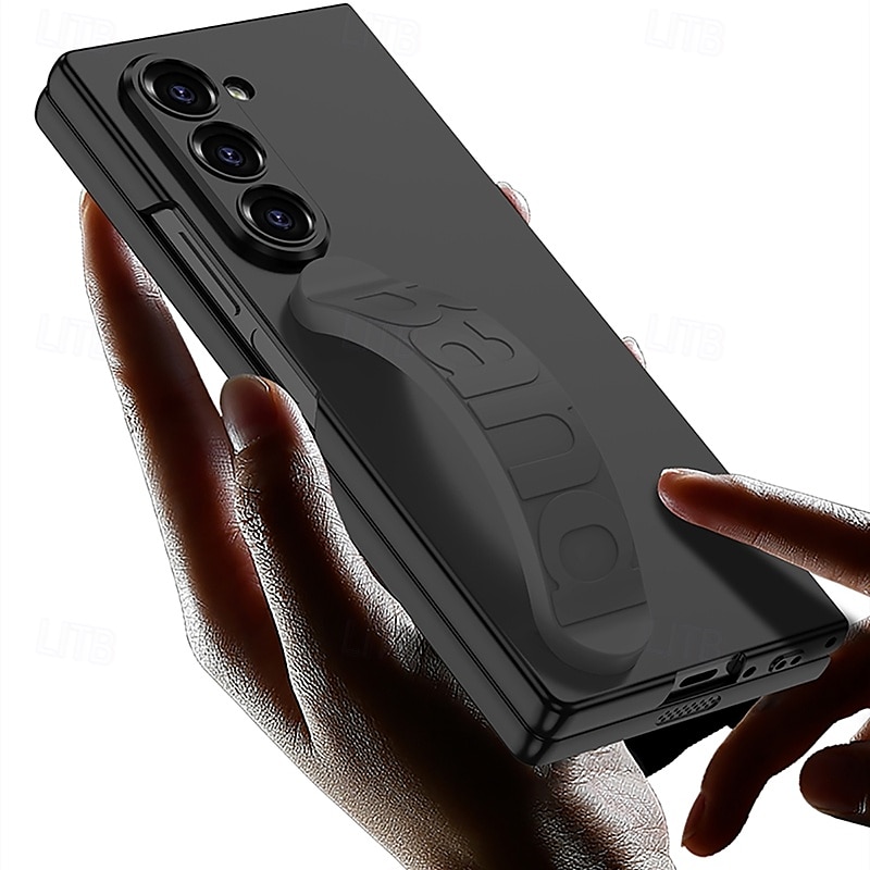 Handy Hülle Handyhüllen Für Samsung Galaxy Z-Falte 6 Z Fold 5 Rückseite Magnetisch Unterstützt kabelloses Laden mit Handschlaufe Retro TPU Silikon 2025 - $24.99 –P3