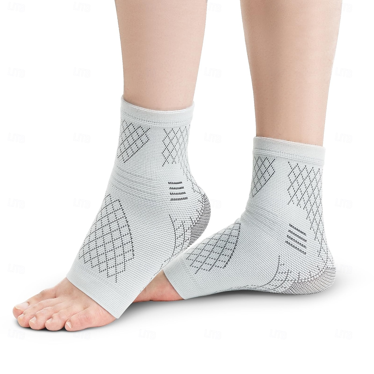Ankle Brace for Sprained Ankle, Arch Support Compression Sleeve Socks for Women Men, Achilles Tendonitis Brace Wraps for Plantar Fasciitis, Foot Swelling Relief 1PC 2026 - $7.49 –P1