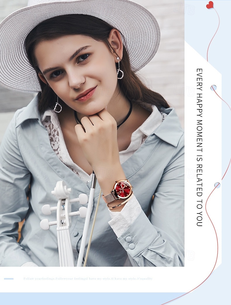 OLEVS Women Quartz Watch Fashion Casual Wristwatch Luminous Waterproof Decoration Stainless Steel Watch 2025 - $43.99 –P7