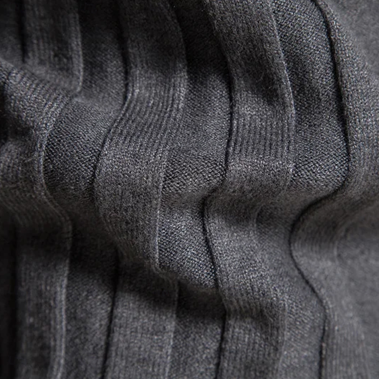 Herre Genser Pullover genser Strikketøy Riflet Strikke Vanlige topper Fargeblokk Rullekrage Strikketøy Nøytral utendørs Klær Vår & Vinter Svart Gul S M L 2025 - $16.99 –P6