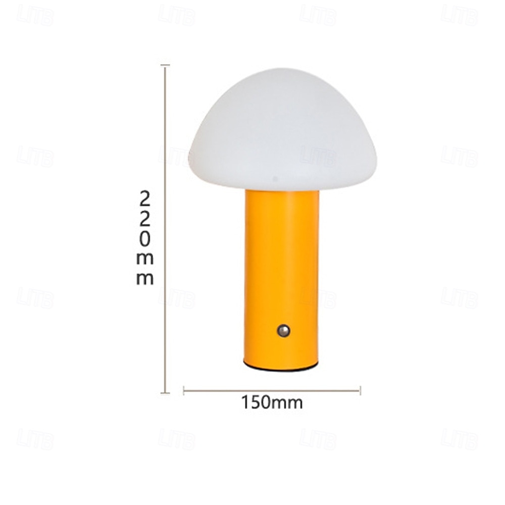 LED Mushroom Desk Lamp - USB Powered with Touch Color Dimming for Outdoor Camping Indoor Kitchen Use 2025 - $65.99 –P1