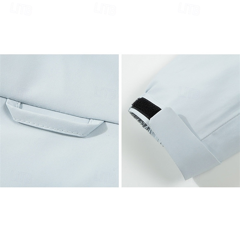 Dame Softshell jakke Turjakke Vinter utendørs Hold Varm Fleecefor Vindtett Vannavvisende 3-i-1-jakker Vinterjakke Fleecejakker Reise Svart Krystall Rosa Beige Lyseblå 2025 - $102.39 –P13