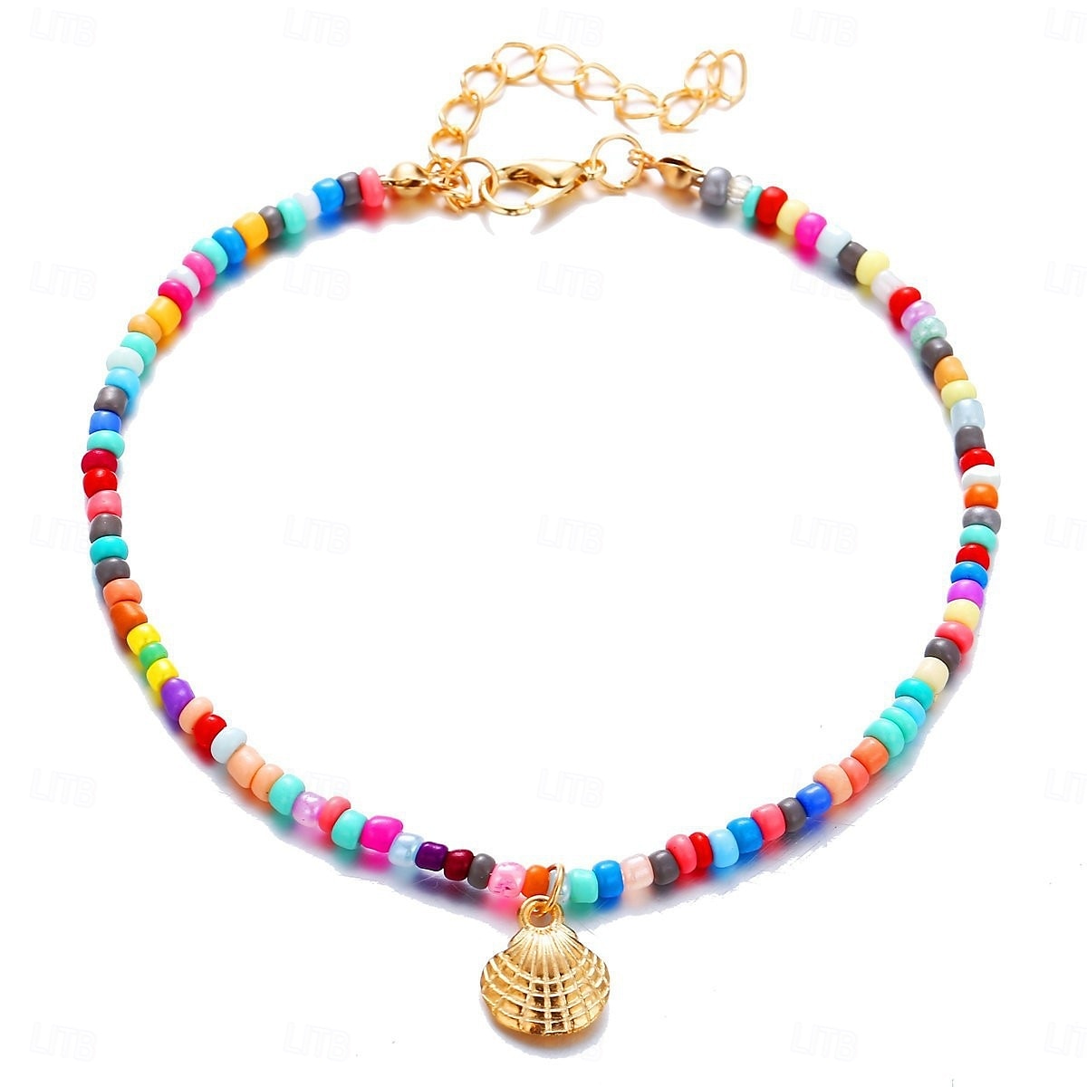 Mujer Pulsera de tobillo Geométrico Elegante Resina Brazalete tobillo Joyas Multi Color Para Fiesta 2025 - $15.49 –P5