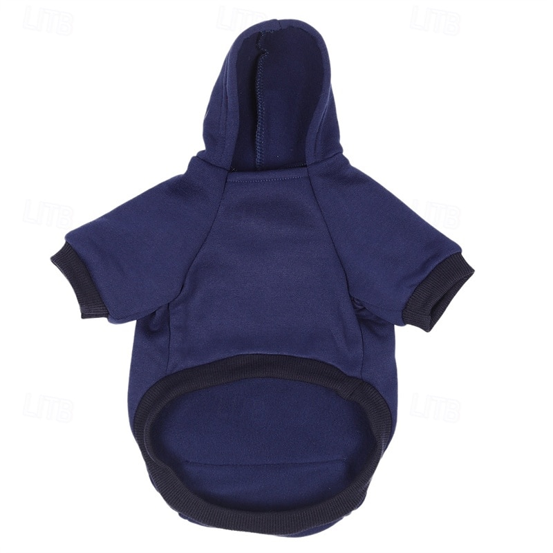 Hund Huvtröjor Mode Vinter Varm Mode Bekväm Utomhus Vardag Inomhus Hundkläder for Small Medium 2025 - $10.99 –P15