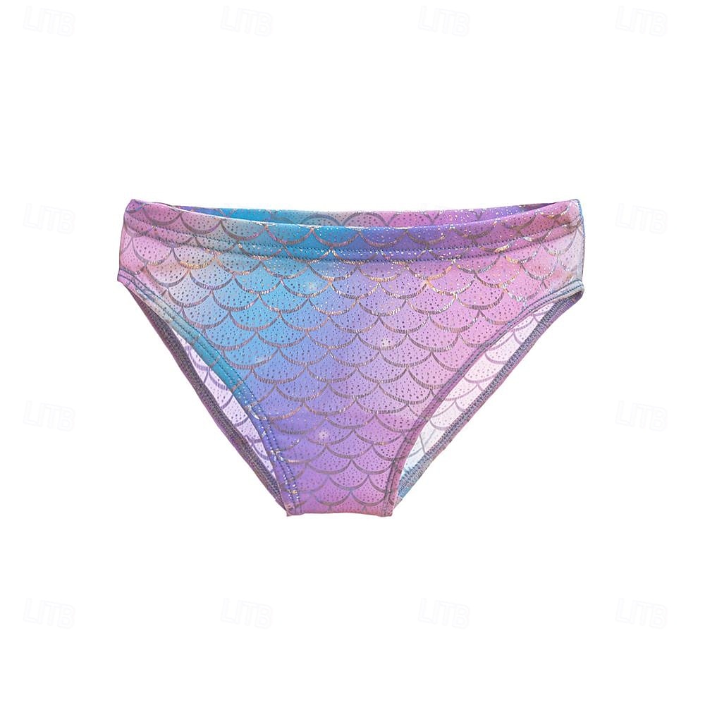 Baby Jente Tre stykker Havfrue badetøy Badetøy Strand Svømming Vekter søt stil Netting Badedrakter 4-7 år Sommer Rosa Blå 2025 - $43.99 –P8