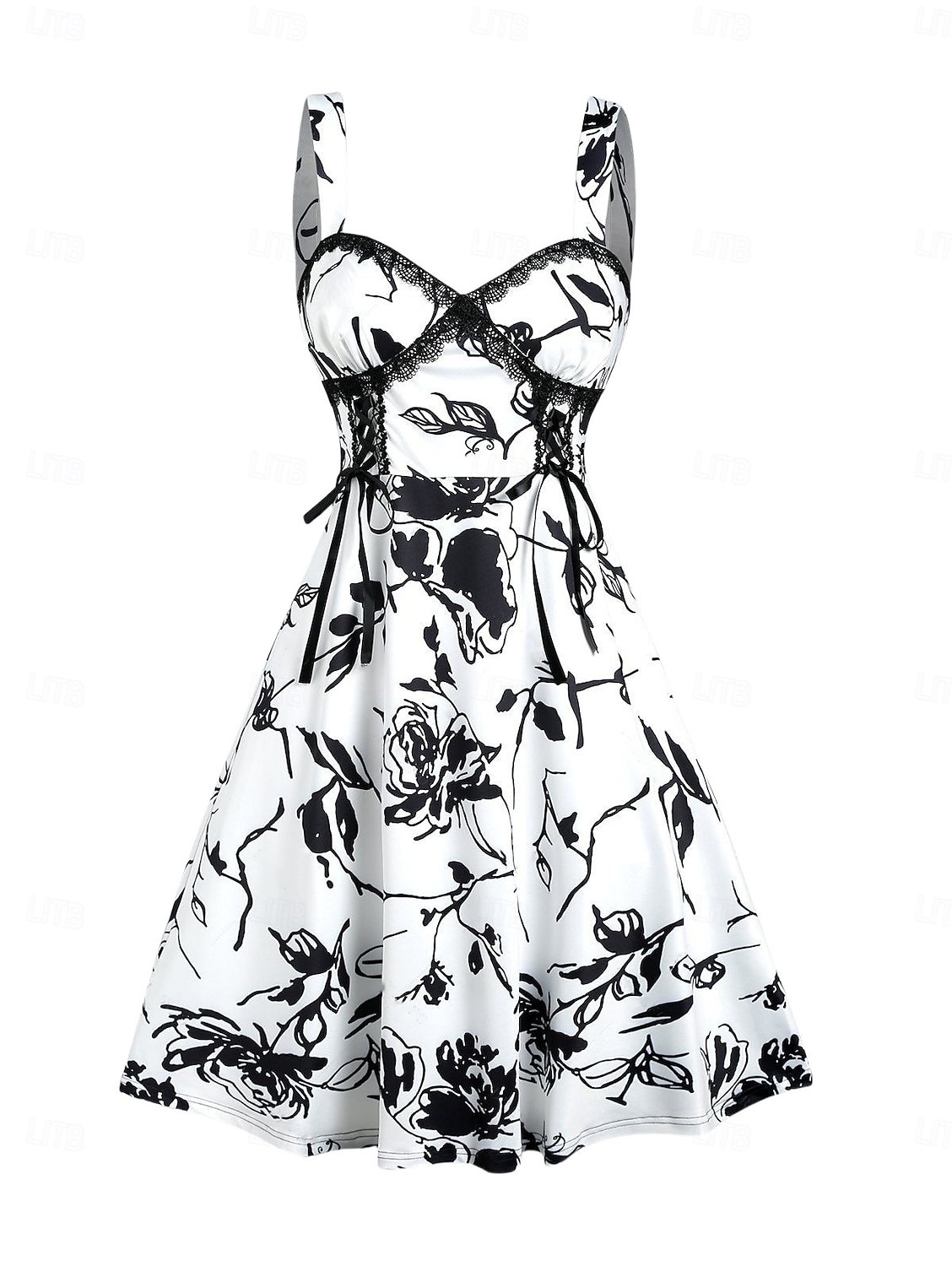 Retro Vintage 1950er Vintage-Kleid Kleid Maskerade Damen Karneval Neujahr Maskerade Alltagstauglich Junggesellinnenabschiedsparty Erwachsene Kleid 2025 - $24.99 –P6