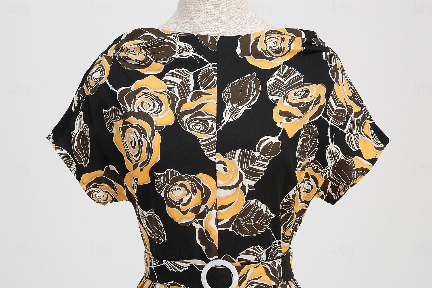 Retro Vintage 1950er Hepburn Kleid Ausgestelltes Kleid Tupfen Blume / Blumenmuster Kostüm Damen Maskerade Veranstaltung / Fest Junggesellinnenabschiedsparty Festival Erwachsene Kleid 2026 - $34.99 –P6