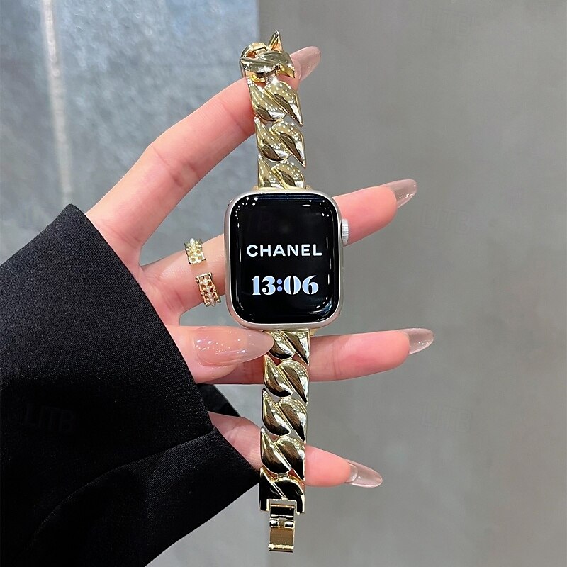 סולו לופ מותאם ל רצועת השעון של Apple Watch 38 מ"מ 40 מ"מ 41 מ"מ 42 מ"מ 44 מ"מ 45 מ"מ 49 מ"מ נשים סגסוגת רצועת שעון חלופית ל iwatch Ultra 2 Series 9 8 7 SE 6 5 4 3 2 1 2025 - $20.99 –P20