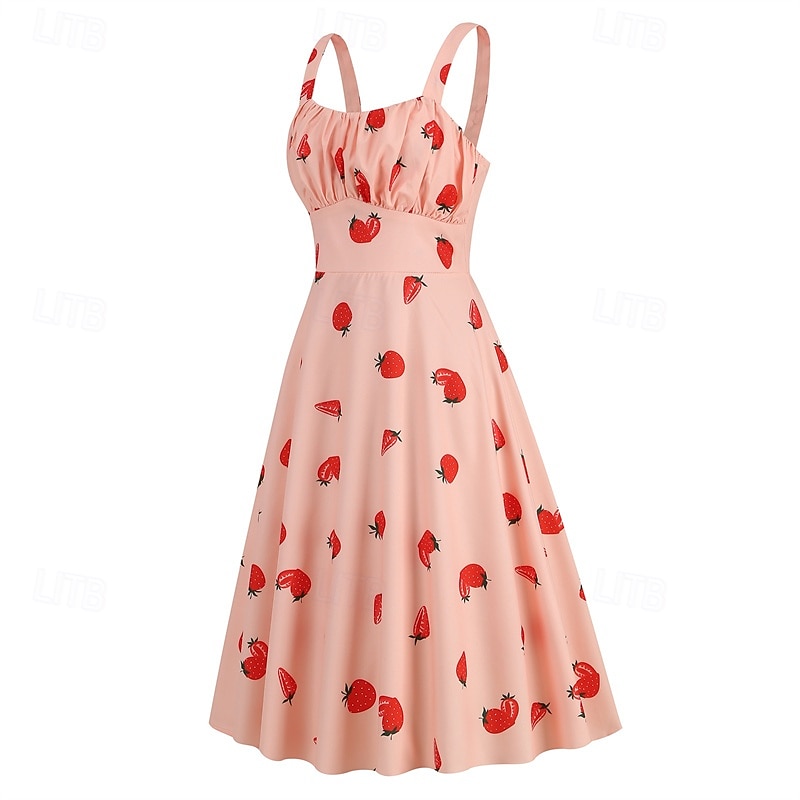 Elegáns Κλασσική 1950-es Ruhák A-vonalú Női Valentin nap Esemény / Buli Randi Zsúr Felnőttek Ruha Tavaszi nyár 2025 - $24.99 –P2