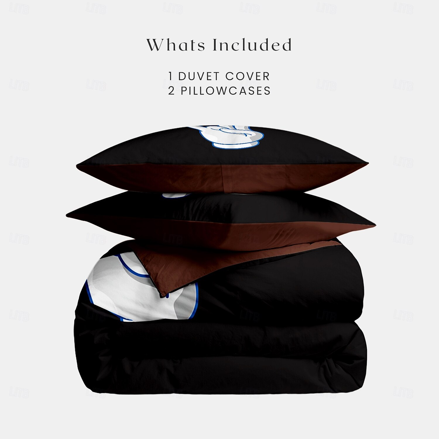 Doughnut Print Duvet Cover Set 100% Cotton Soft Comfortable Bedding Set with Fun Doughnut Design Cozy and Stylish Perfect for Bedroom Decor Easy to Care for Machine Washable 2025 - $60.99 –P8