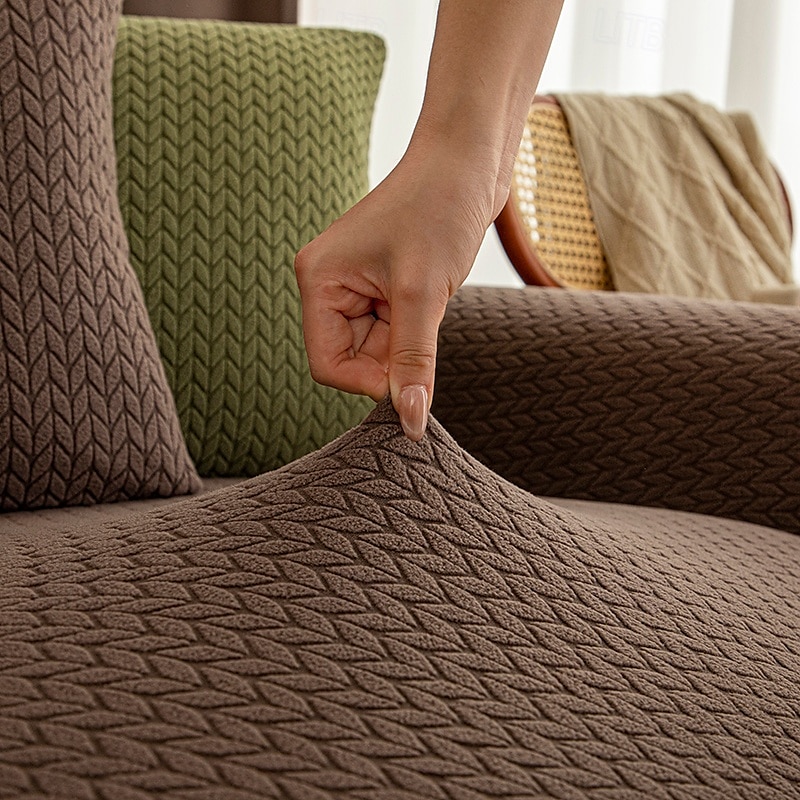 capa de sofá de alta elasticidade tecido macio e elástico se adapta perfeitamente à maioria dos sofás capa durável e confortável protege os móveis de manchas e danos fácil de instalar e lavável à de 2025 por $39.99 –P3