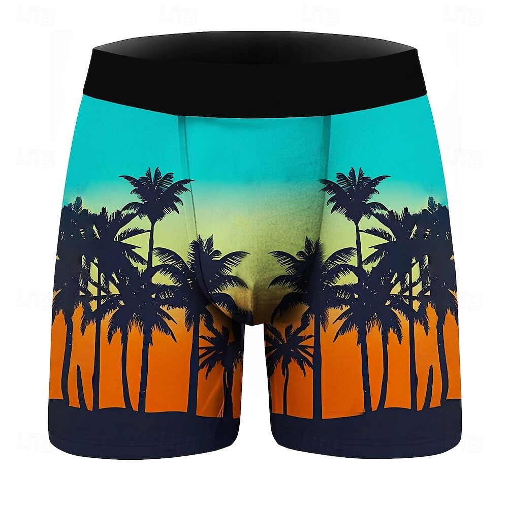 Kokosnötsträd Boxerkalsonger Underkläder Grafiska tryck Till Herr Vuxna Maskerad 3D-utskrift Semester 2025 - $13.99 –P12
