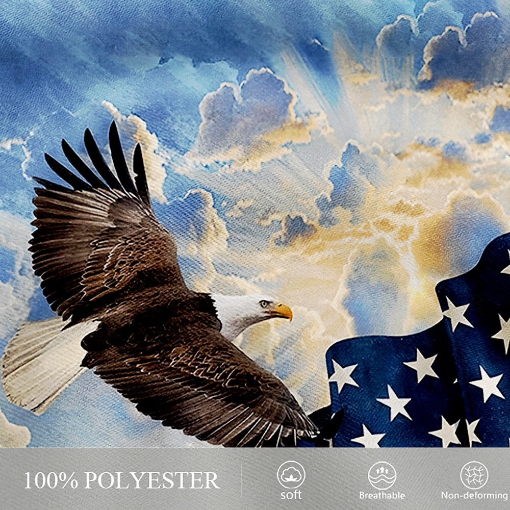 Pánské Americká americká vlajka Orel Vlastenec Plavecké trenýrky Plavky pánské Surfovací šortky Středně vysoký pas Šik ven Havajské Na běžné nošení Dovolená Denní Šňůrky Elastický pas 3D tisk Návrhář 2025 - $17.99 –P3