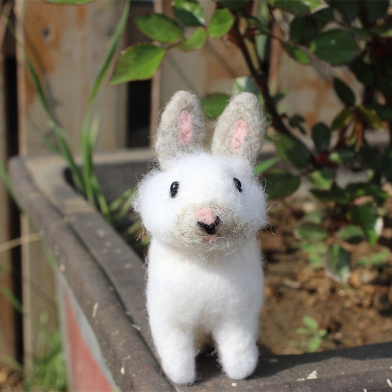 אביזרי בובת וולדורף בעבודת יד צמר רך ארנבת תינוק ילדה ללוות בובות סמרטוט מתנת יום הולדת בובה סרוגה בובה חמודות בובת קטיפה בובת קטיפה צעצוע ממולא אישית ערכת בובות ארוגה 2026 - $17.99 –P5