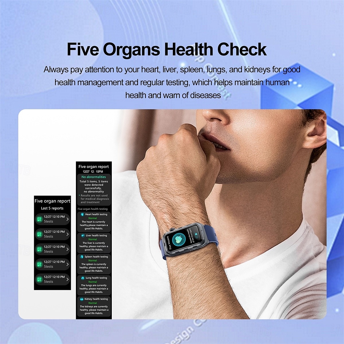 Braccialetto intelligente TK79 ECG tracciatore di fitness microfisico fisioterapia monitor di salute sportiva del 2025 a $72.99 –P7