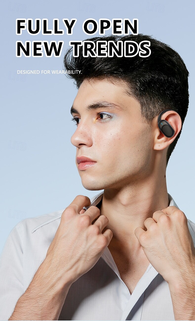 JM05 True Wireless Headphones TWS Earbuds Ear Hook Bluetooth 5.3 Sports Waterproof IPX4 Long Battery Life for Apple Samsung Huawei Xiaomi MI  Fitness Camping / Hiking Running Mobile Phone Travel 2025 - $23.99 –P4