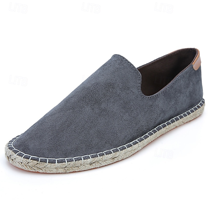 ανδρικά casual slip-on παπούτσια εσπαντρίγιας με μαλακό πάνινο επάνω μέρος και άνετη σόλα από γιούτα, τέλεια για καλοκαίρι, παραλία και καθημερινή χρήση 2025 - $34.99 –P2