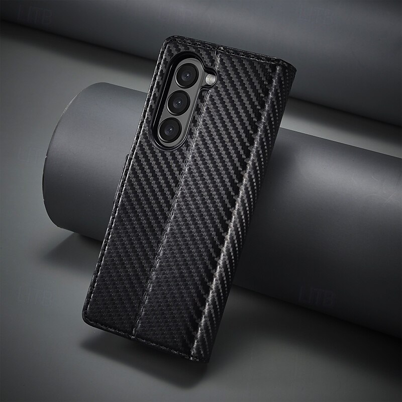 Phone Case For Samsung Galaxy Z Fold 6 Z Fold 5 Z Fold 4 Z Fold 3 Flip Cover with Stand Holder Card Slot Shockproof Retro TPU PU Leather 2025 - $17.99 –P12