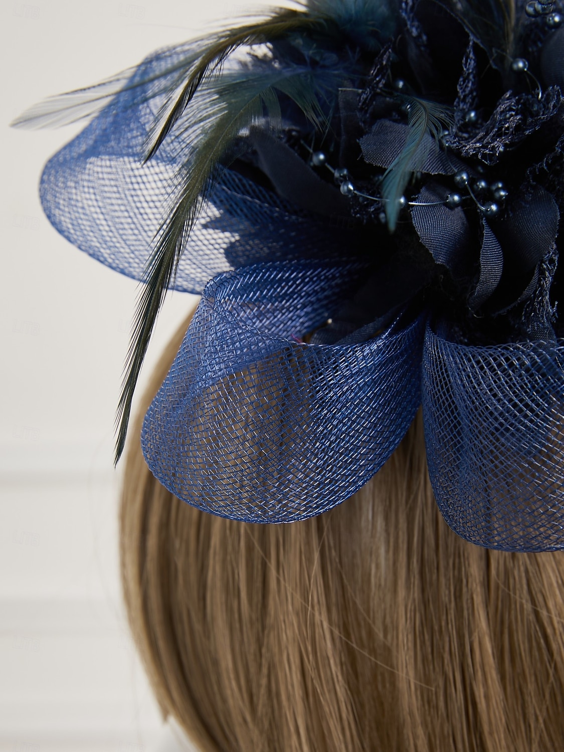 Elegant Feather Net Fascinators Hats with Feathers Fur Floral 1PC Special Occasion Kentucky Horse Race Ladies Day Headpiece dress to impress Race Day Dress 2025 - $15.99 –P9