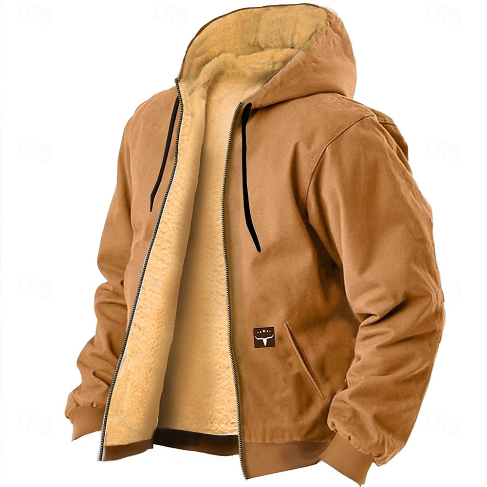 Voor heren Cowboy Trui met capuchon Sweatshirt Hoodie met rits Sweatshirt met capuchon Strakke ronde hals Modieus 3D-afdrukken Vakantie Streetwear Zwart blauw Rits omhoog Herfst Winter Ontwerper 2025 - $39.99 –P5