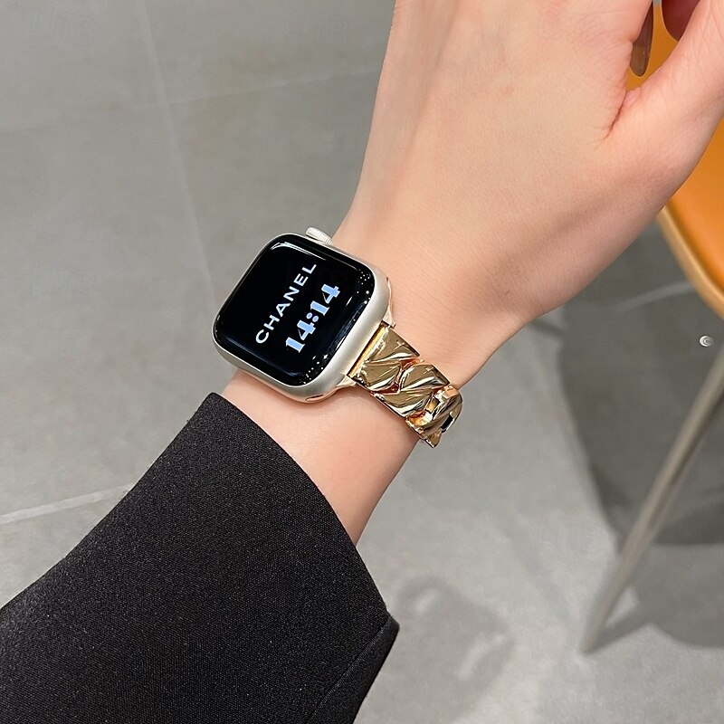 סולו לופ מותאם ל רצועת השעון של Apple Watch 38 מ"מ 40 מ"מ 41 מ"מ 42 מ"מ 44 מ"מ 45 מ"מ 49 מ"מ נשים סגסוגת רצועת שעון חלופית ל iwatch Ultra 2 Series 9 8 7 SE 6 5 4 3 2 1 2025 - $20.99 –P6