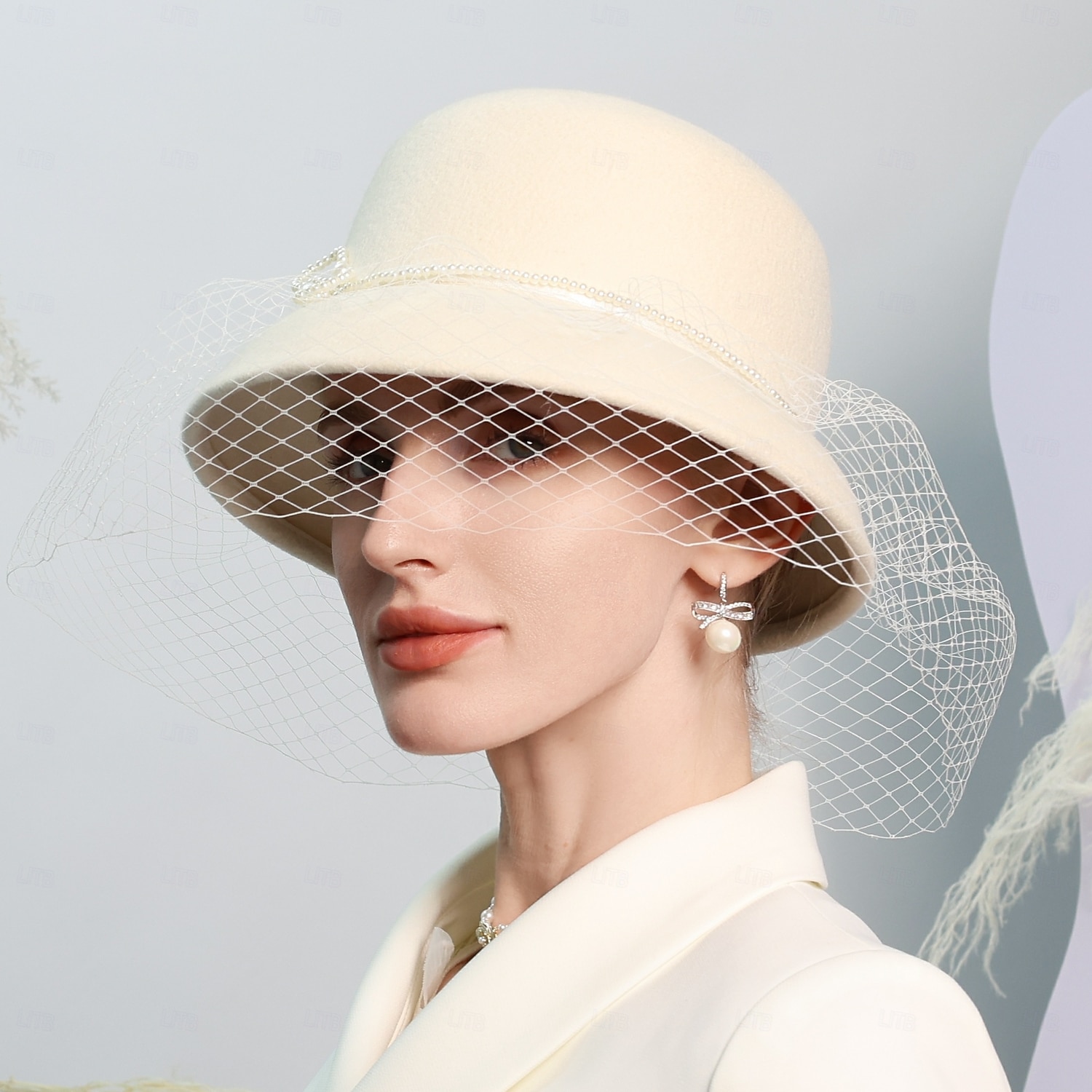 Années 1950 Rétro Vintage Chapeau Déguisement Femmes Saint-Valentin Derby Foulard Festival des courses hippiques Adulte Chapeau de 2026 ? $84.99 –P3