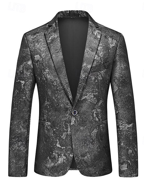 Retro Řvoucí 20s 20. léta 20. století Kabát Úbory Obleky a blejzry Velký Gatsby Gentleman předvečer Všech svatých Pánské předvečer Všech svatých Plesová maškaráda předvečer Všech svatých Plesov 2025 - $51.99 –P5