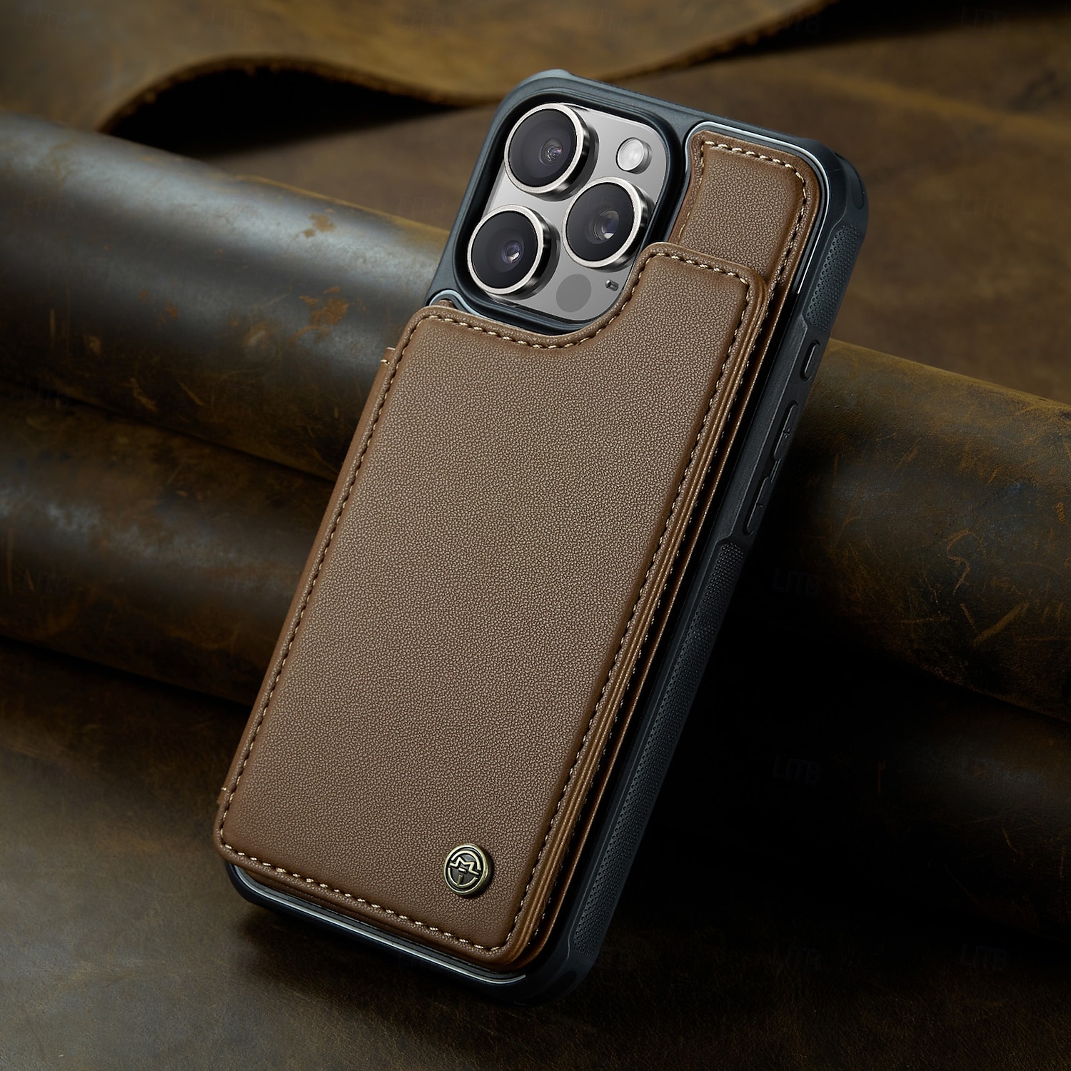 Phone Case For iPhone 16 Pro Max Plus iPhone 15 Pro Max Plus iPhone 14 13 12 11 Pro Max Plus Back Cover with Stand Holder Card Slot Shockproof Retro TPU PC 2025 - $18.99 –P2