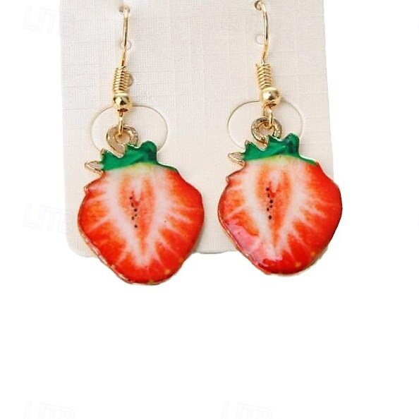 Mujer Pendiente Lujoso Alegría Elegante Lujo Aretes Joyas Borgoña Para Fiesta 2025 - $15.49 –P2