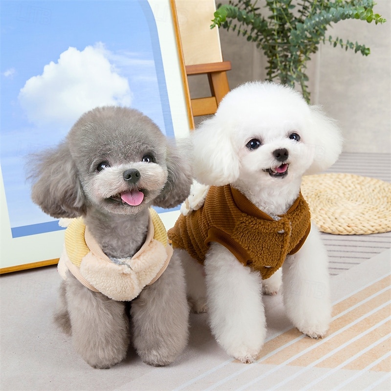 2025年 犬用 猫用 セーター カジュアル 普段着 レジャー 冬 ウォーム ソフト 快適 日常着 カジュアル/普段着 猫 犬 ハスキー犬 ラブラドール エスキモー犬 コレクション – $15.99 –P7