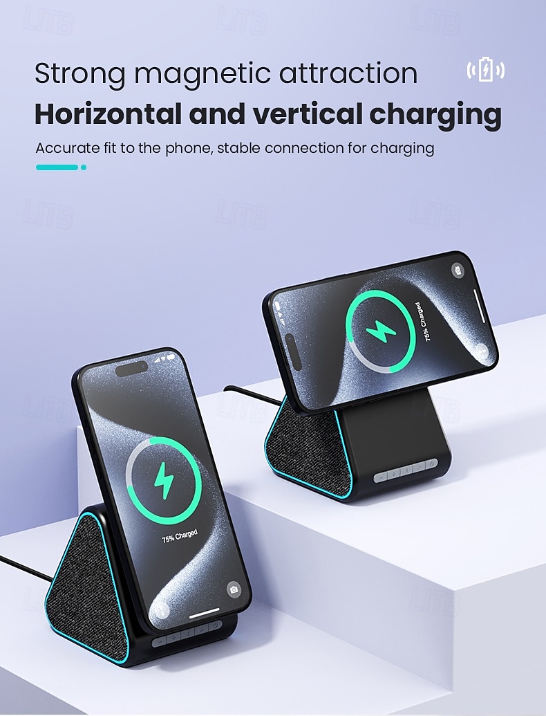 Wireless Charger Wireless Charging Station CE Certified Fast Wireless Charging Magnetic For Compatible with any wireless charging enabled devices 2025 - $37.99 –P5